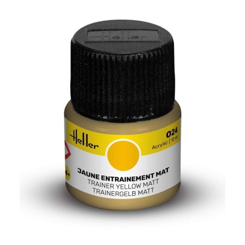 Heller farba akrylowa 024 Trainer Yellow matowa 12ml