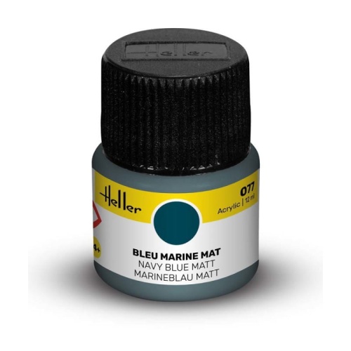 Heller farba akrylowa 077 Navy Blue matowa 12ml