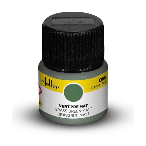 Heller farba akrylowa 080 Grass Green matowa 12ml