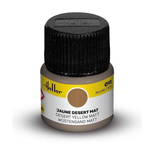 Heller farba akrylowa 093 Desert Yellow matowa 12ml