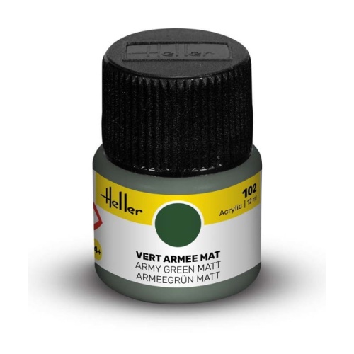Heller farba akrylowa 102 Army Green matowa 12ml