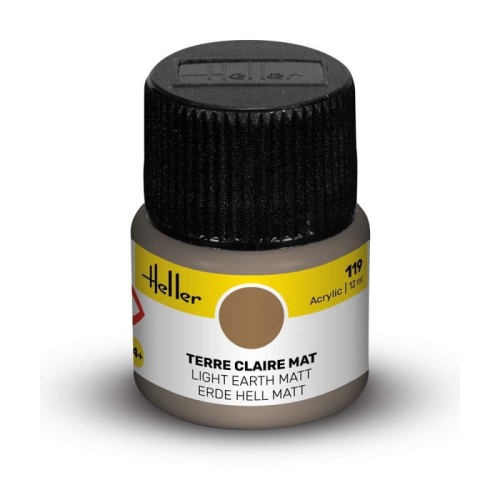Heller farba akrylowa 119 Light Earth matowa 12ml