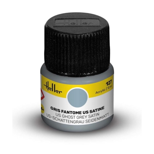 Heller farba akrylowa 127 US Ghost Grey półmatowa 12ml