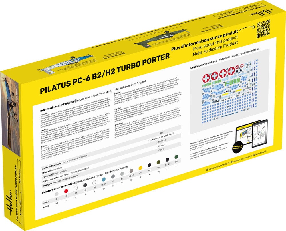 Zdjęcie dodatkowe produktu Pilatus PC-6 B2/H2 Turbo Porter 1:48 Heller 30410