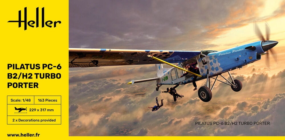Zdjęcie dodatkowe produktu Pilatus PC-6 B2/H2 Turbo Porter 1:48 Heller 30410