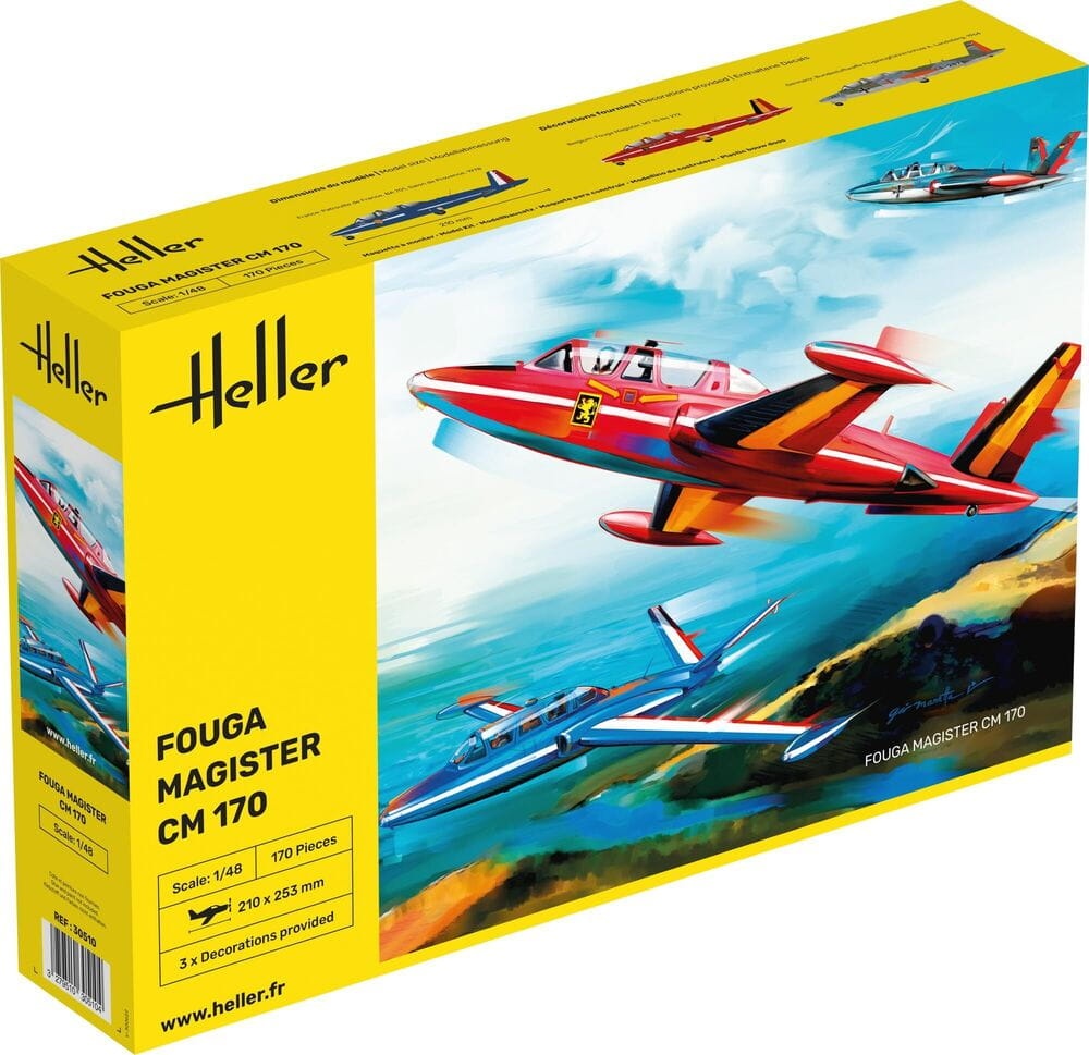 Zdjęcie główne produktu Fouga Magister CM 170 1:48 Heller 30510