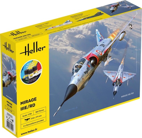 Mirage IIIE/RD 1:48 Heller 35422 STARTER KIT