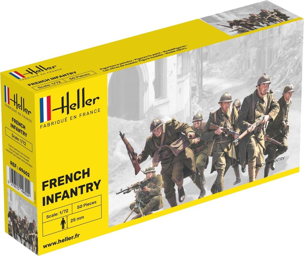 Zdjęcie główne produktu French Infantry 1:72 Heller 49602