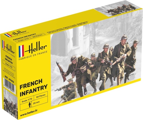 French Infantry 1:72 Heller 49602