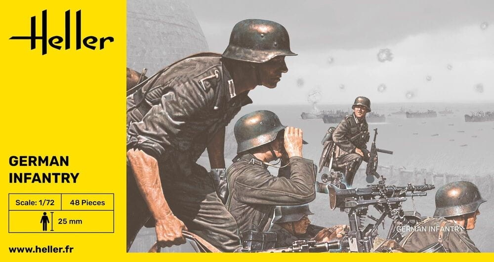 Zdjęcie dodatkowe produktu German Infantry 1:72 Heller 49605