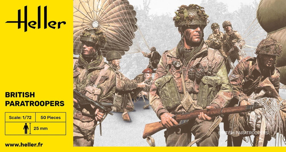 Zdjęcie dodatkowe produktu British Paratroopers 1:72 Heller 49623
