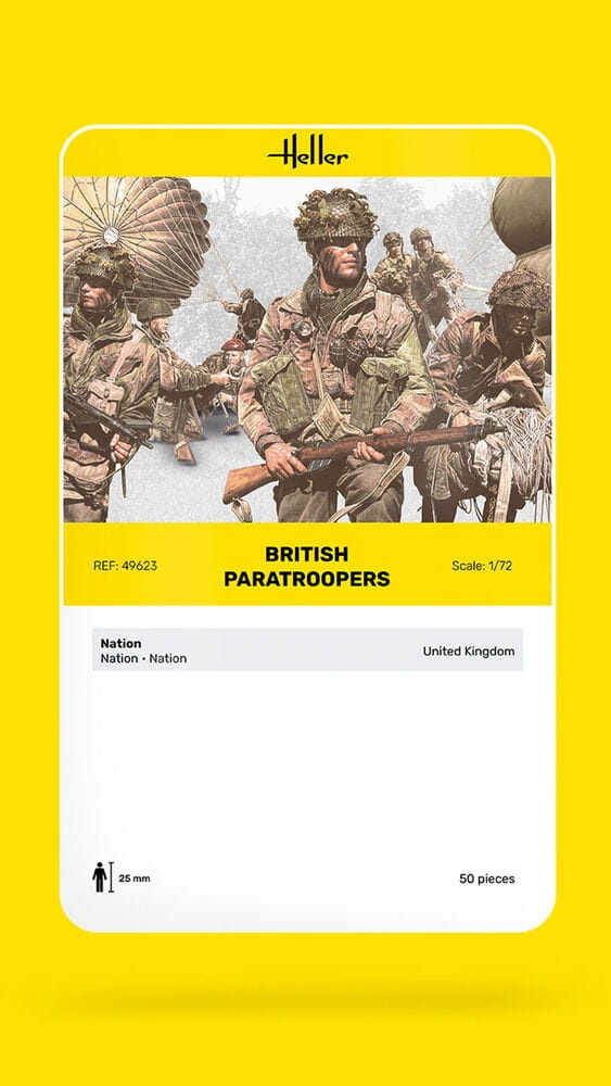 Zdjęcie dodatkowe produktu British Paratroopers 1:72 Heller 49623