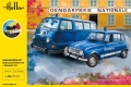 Zdjęcie dodatkowe produktu Gendarmerie Set Renault Estafette + Renault 4TL 1:24 Heller 52325 STARTER KIT