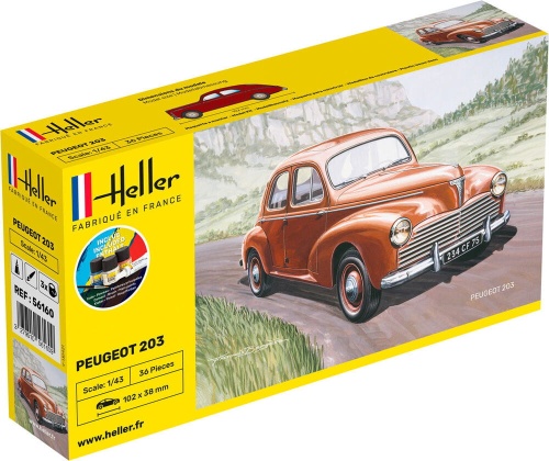 Peugeot 203 1:43 Heller 56160 STARTER KIT