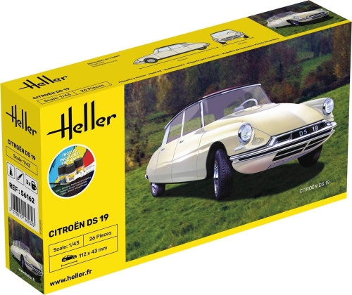Citroen DS 19 1:43 Heller 56162 STARTER KIT