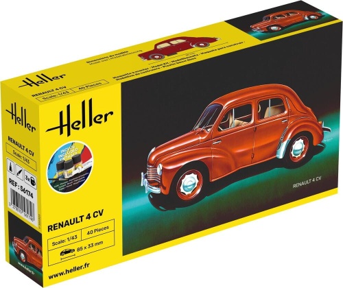 Renault 4 CV 1:43 Heller 56174 STARTER KIT