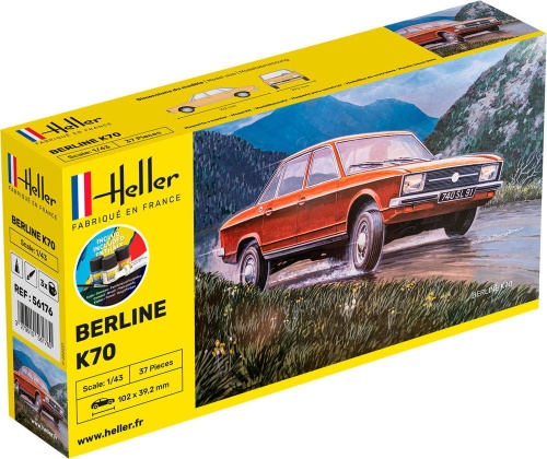 Volkswagen K70 1:43 Heller 56176 STARTER KIT