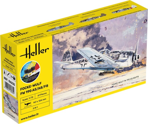 FW 190 A5/A8/F8 1:72 Heller 56235 STARTER KIT