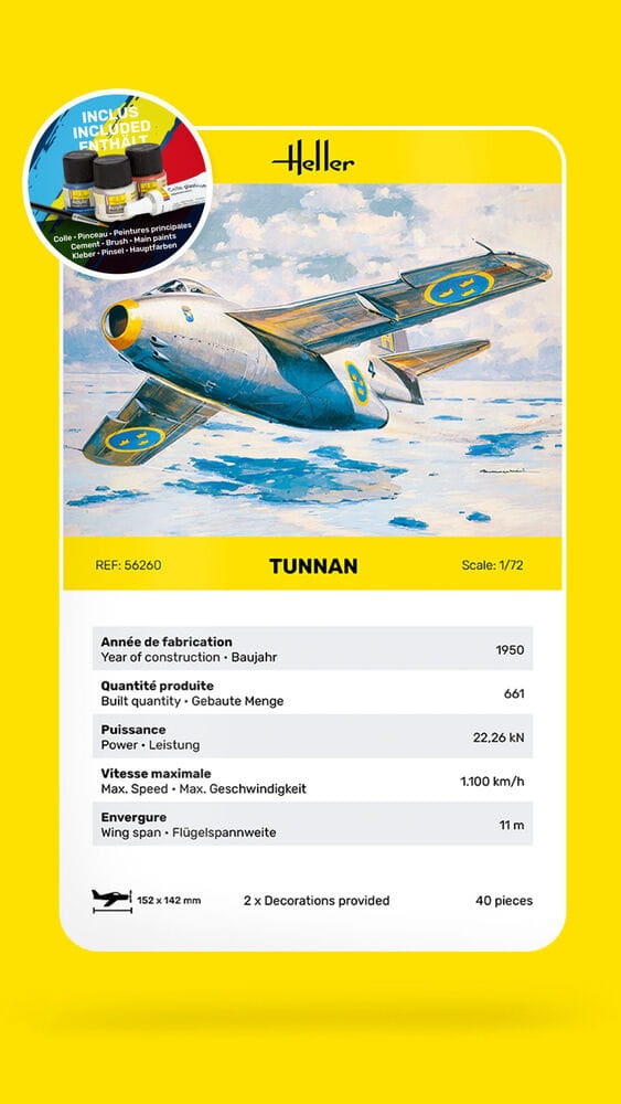 Zdjęcie dodatkowe produktu Tunnan 1:72 STARTER KIT Heller 56260
