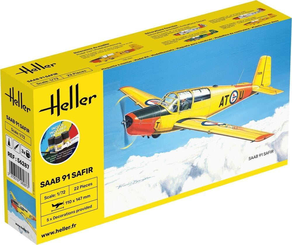 Zdjęcie główne produktu SAFIR 91 1:72 Heller 56287 STARTER KIT