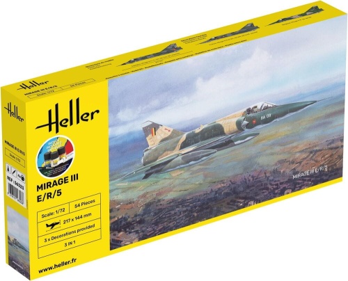 Mirage III E 1:72 Heller 56323 STARTER KIT