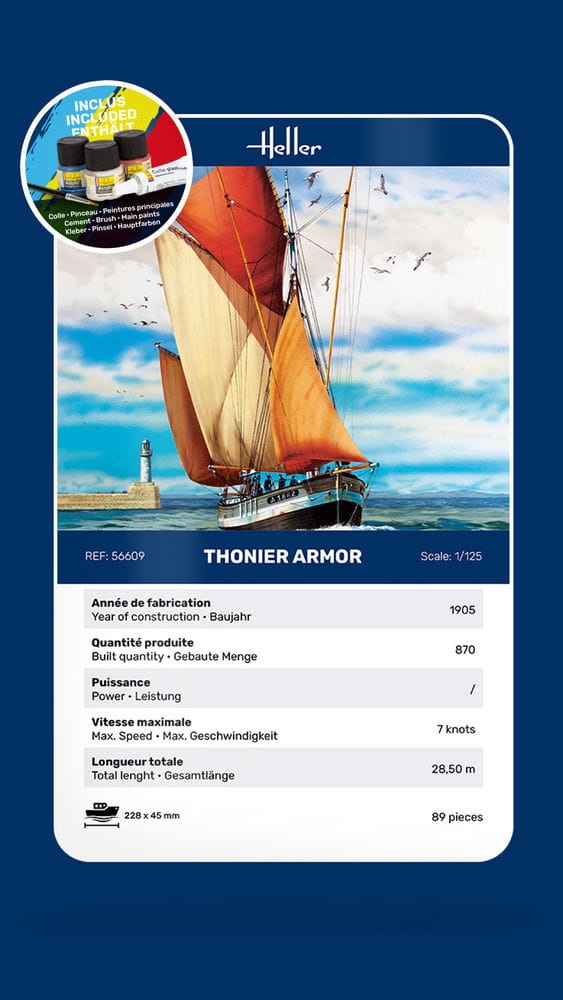 Zdjęcie dodatkowe produktu Thonier Armor 1:125 Heller 56609 STARTER KIT