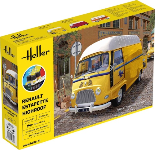 Estafette Highroof 1:24 Heller 56740 STARTER KIT