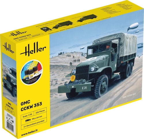 GMC US-Truck 1:35 Heller 57121 STARTER KIT