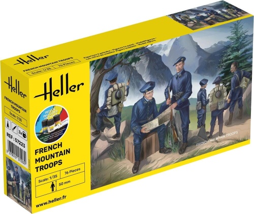 French Mountain Troops 1:35 Heller 57223 STARTER KIT