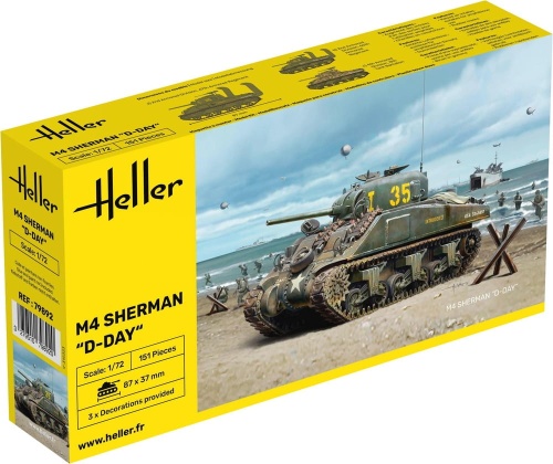 M4 Sherman D-Day 1:72 Heller 79892
