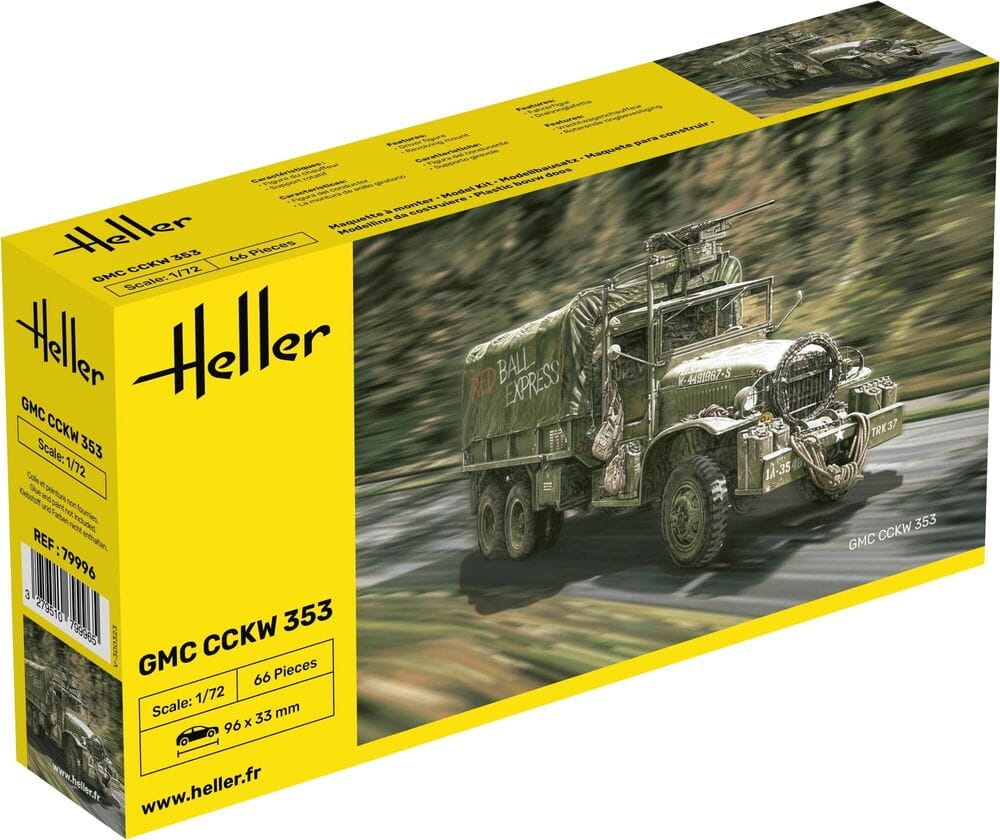 Zdjęcie główne produktu GMC CCKW 353 1:72 Heller 79996