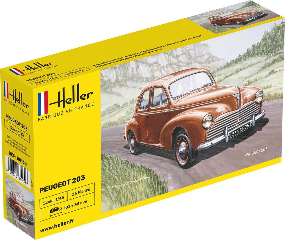 Zdjęcie główne produktu Peugeot 203 1:43 Heller 80160