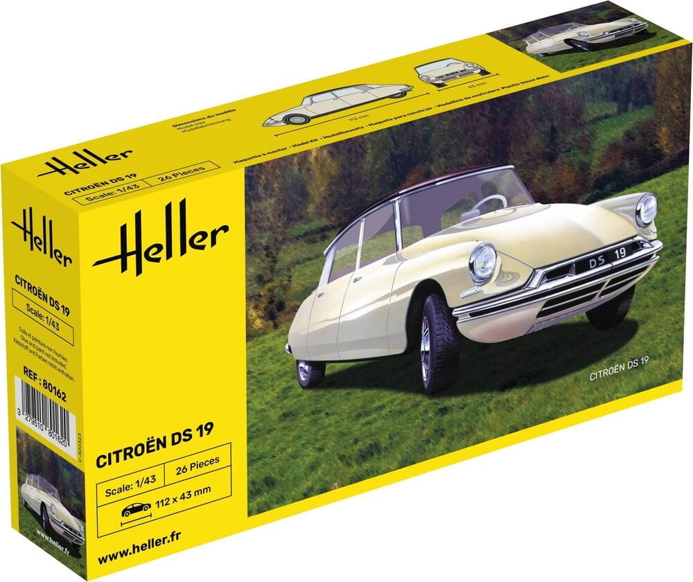 Zdjęcie główne produktu Citroen DS 19 1:43 Heller 80162