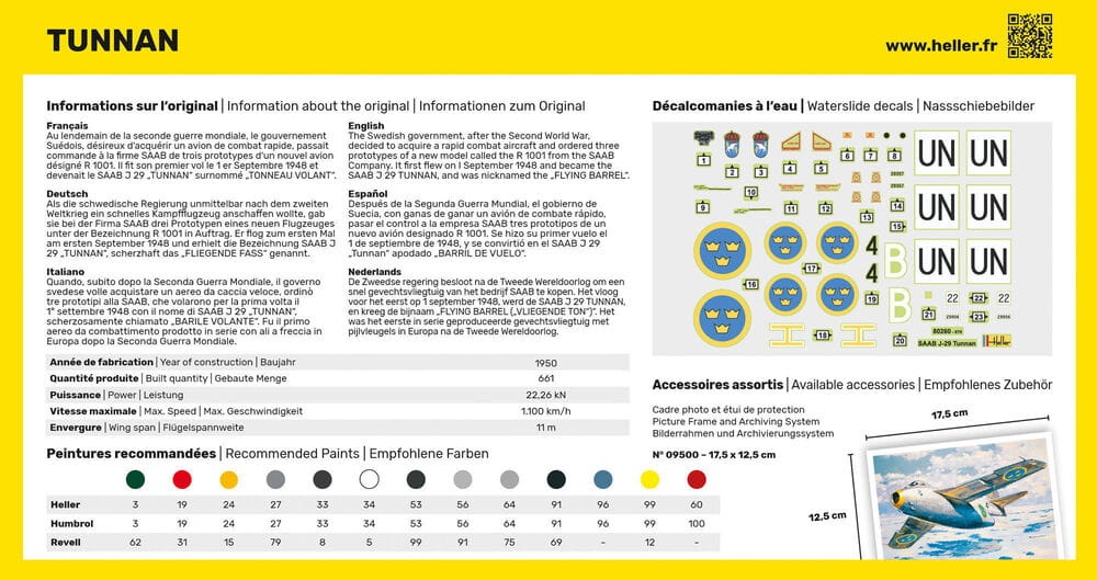Zdjęcie dodatkowe produktu Tunnan 1:72 Heller 80260