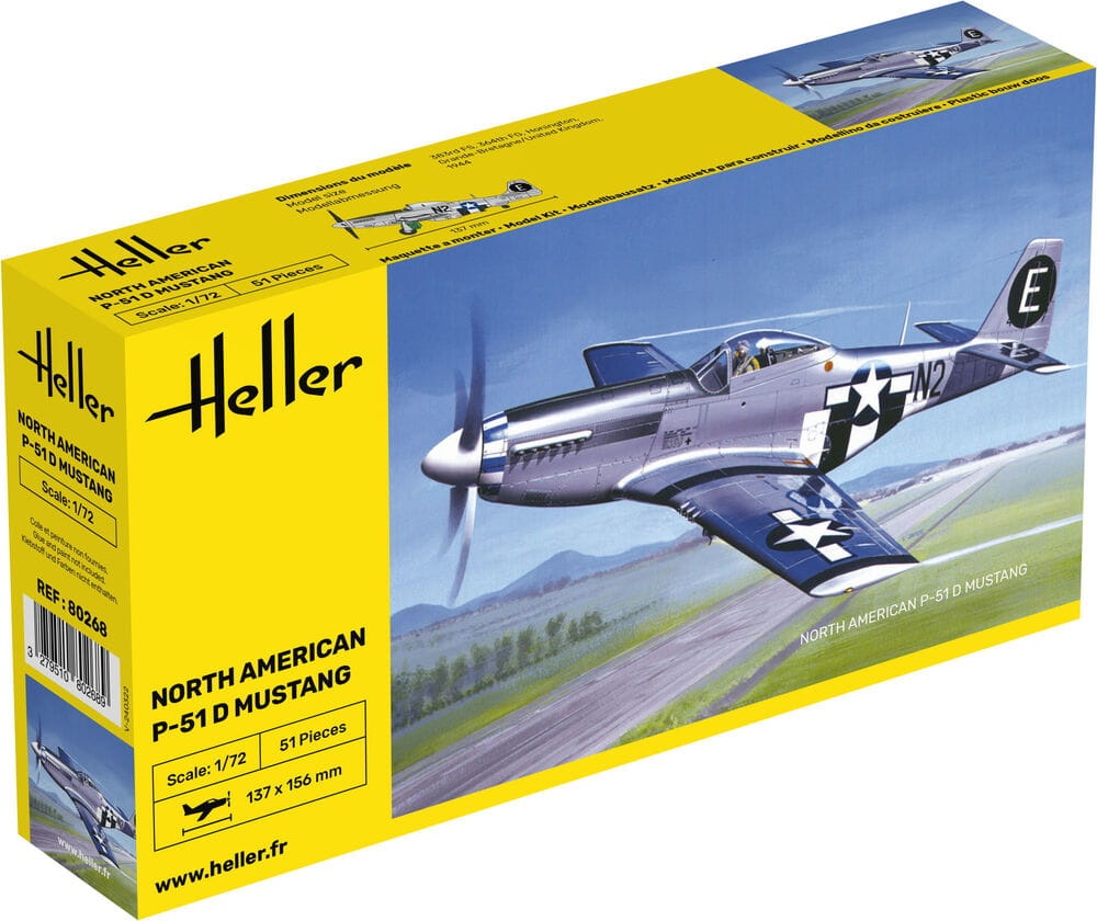 Zdjęcie główne produktu P-51 Mustang 1:72 Heller 80268