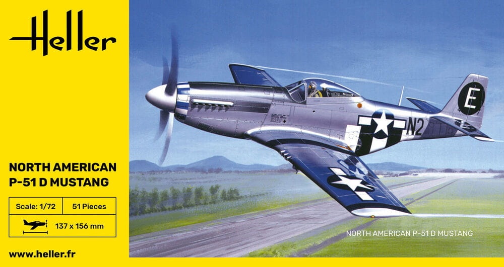 Zdjęcie dodatkowe produktu P-51 Mustang 1:72 Heller 80268