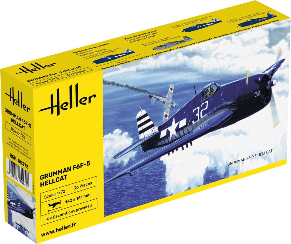 Zdjęcie główne produktu F6F Hellcat 1:72 Heller 80272