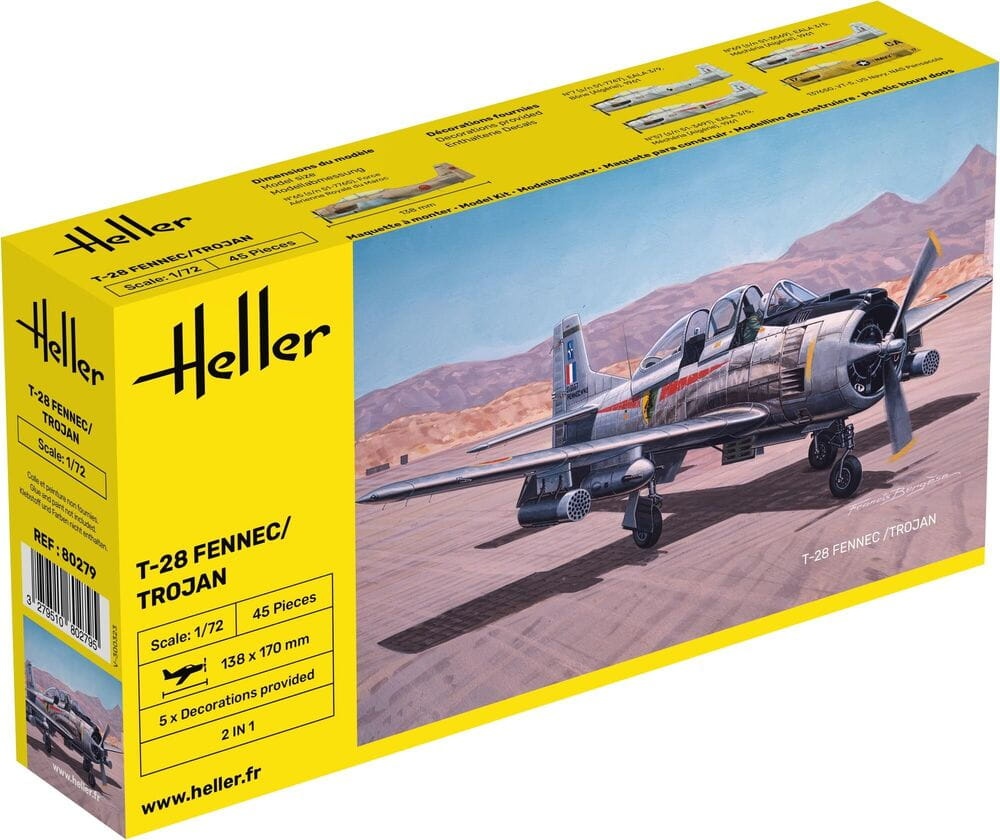 Zdjęcie główne produktu T-28 FENNEC /TROJAN 1:72 Heller 80279