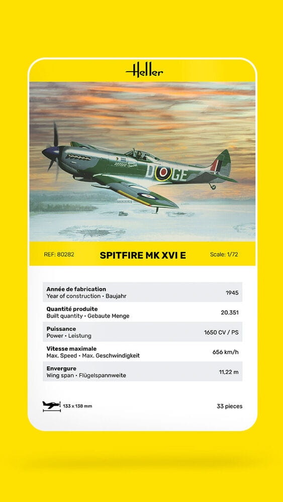 Zdjęcie dodatkowe produktu Spitfire 1:72 Heller 80282