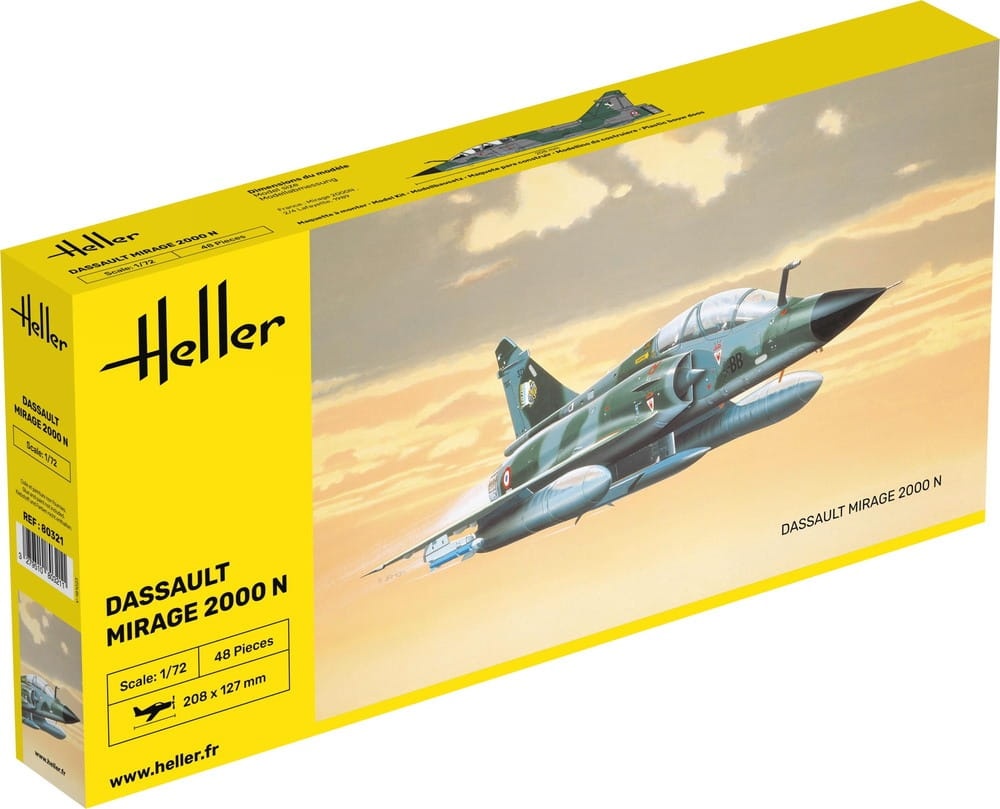 Zdjęcie główne produktu Mirage 2000 N 1:72 Heller 80321
