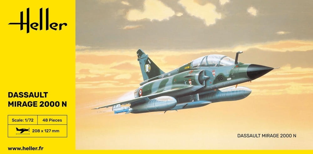 Zdjęcie dodatkowe produktu Mirage 2000 N 1:72 Heller 80321