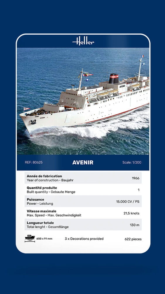 Zdjęcie dodatkowe produktu Avenir 1:200 Heller 80625