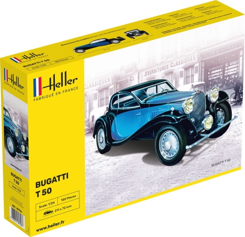Bugatti T 50 1:24 Heller 80706