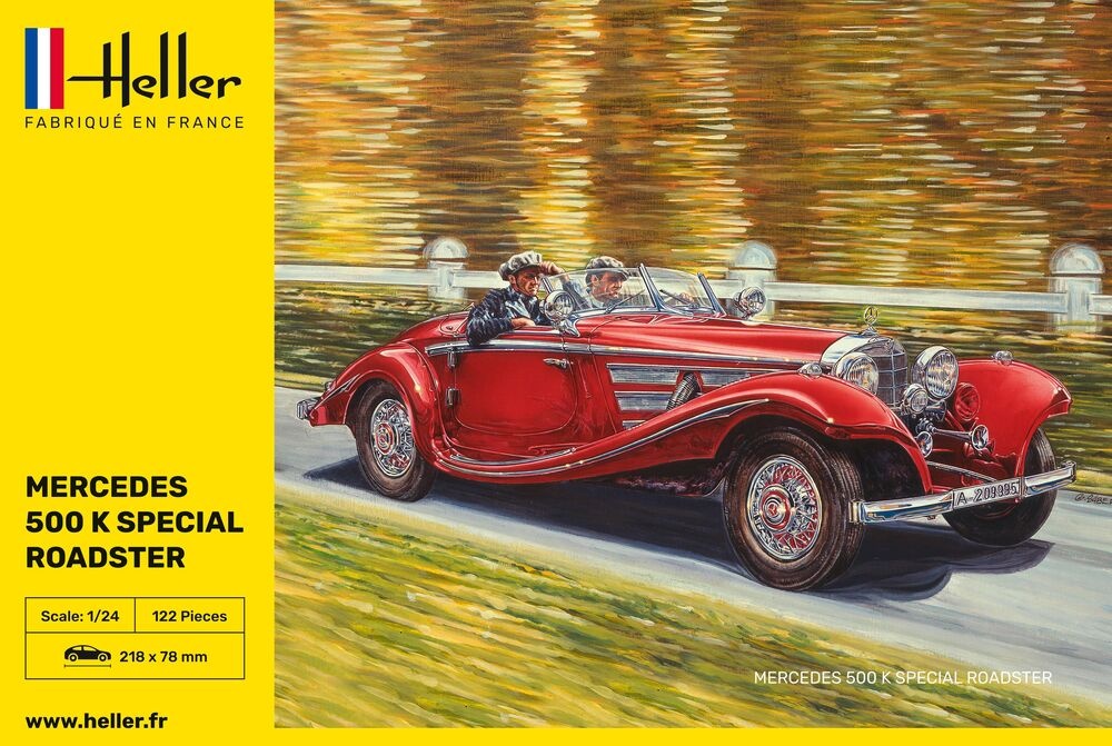 Zdjęcie dodatkowe produktu Mercedes 500 K Special Roadster 1:24 Heller 80710