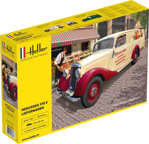 MB 170 Lieferwagen 1:24 Heller 80736