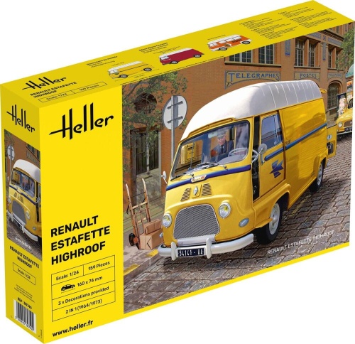 Renault Estafette Highroof 1:24 Heller 80740