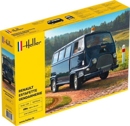 Renault Estafette Gendarmerie New Mould 1:24 Heller 80742