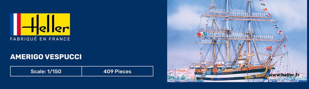 Zdjęcie dodatkowe produktu Amerigo Vespucci 1:150 Heller 80807