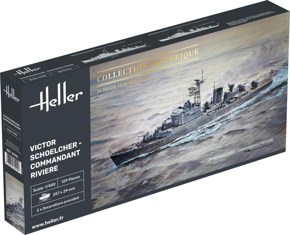 Zdjęcie główne produktu Victor Schoelcher - Commandant Riviere 1:400 Heller 81015