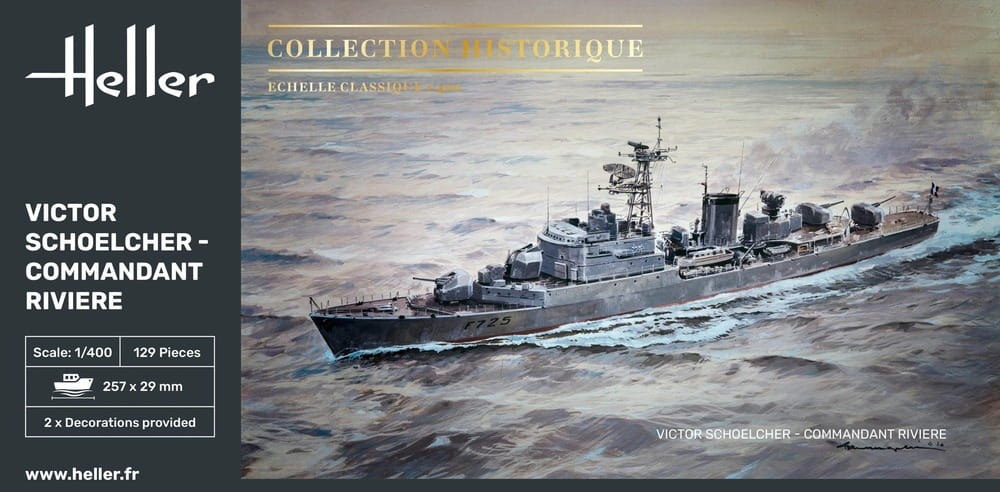 Zdjęcie dodatkowe produktu Victor Schoelcher - Commandant Riviere 1:400 Heller 81015